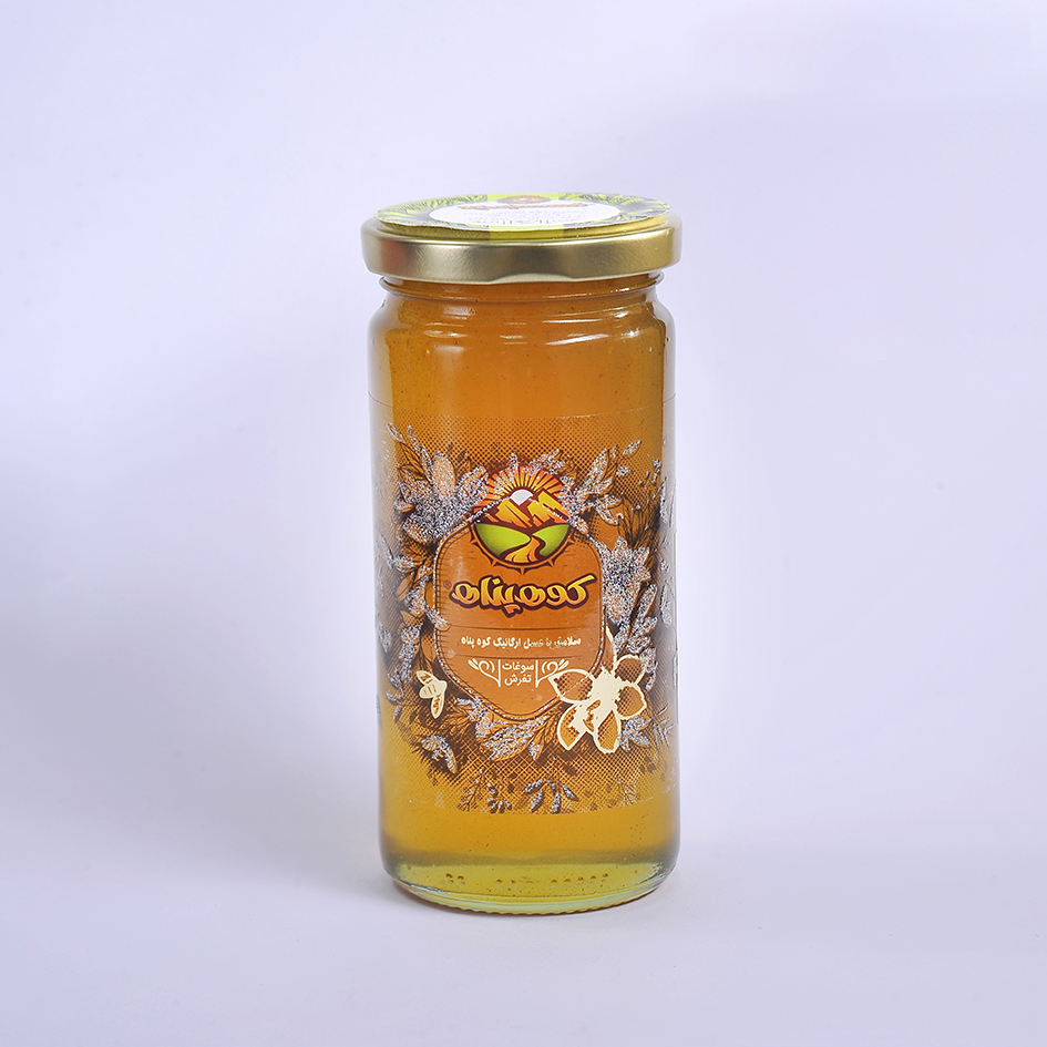 ترکیب عسل گلد و عصاره ی بره موم ارگانیک کوهپناه - 300 گرم